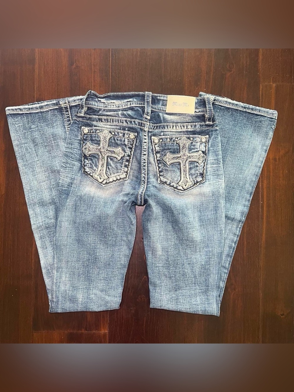 Miss Me Boot Cut Cross Jeans